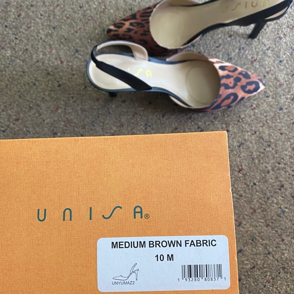 Unisa Leopard Heels Pointed Toe - Picture 2 of 13